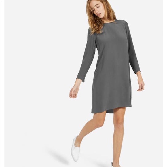 Everlane Dresses & Skirts - Everlane Silk Long Sleeve Dress